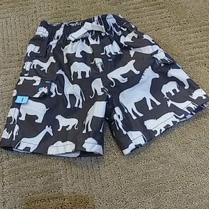GAP animal swim trunks, new/like new, 6-12 mos
